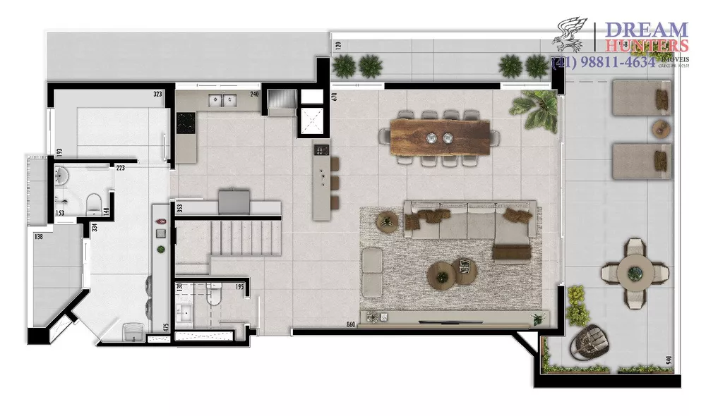 Cobertura, 3 quartos, 249 m² - Foto 2