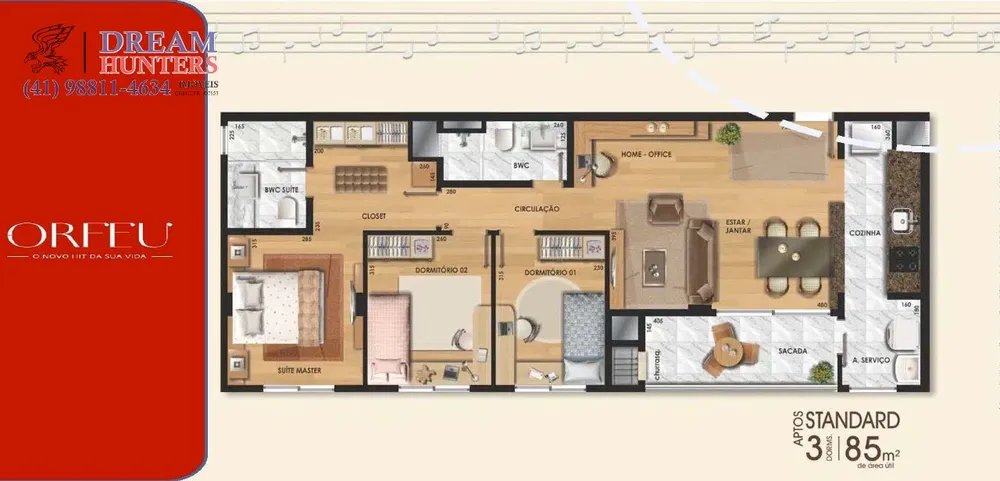 Apartamento, 3 quartos, 85 m² - Foto 4