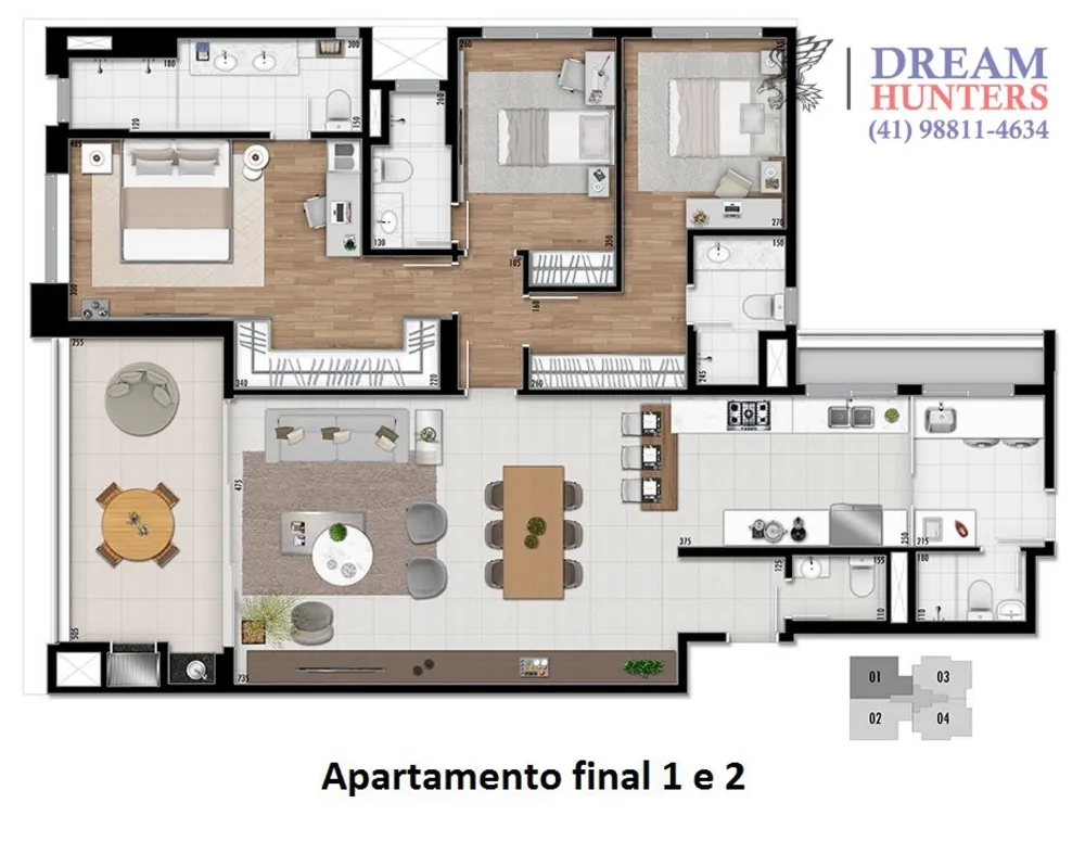 Apartamento, 3 quartos, 154 m² - Foto 8