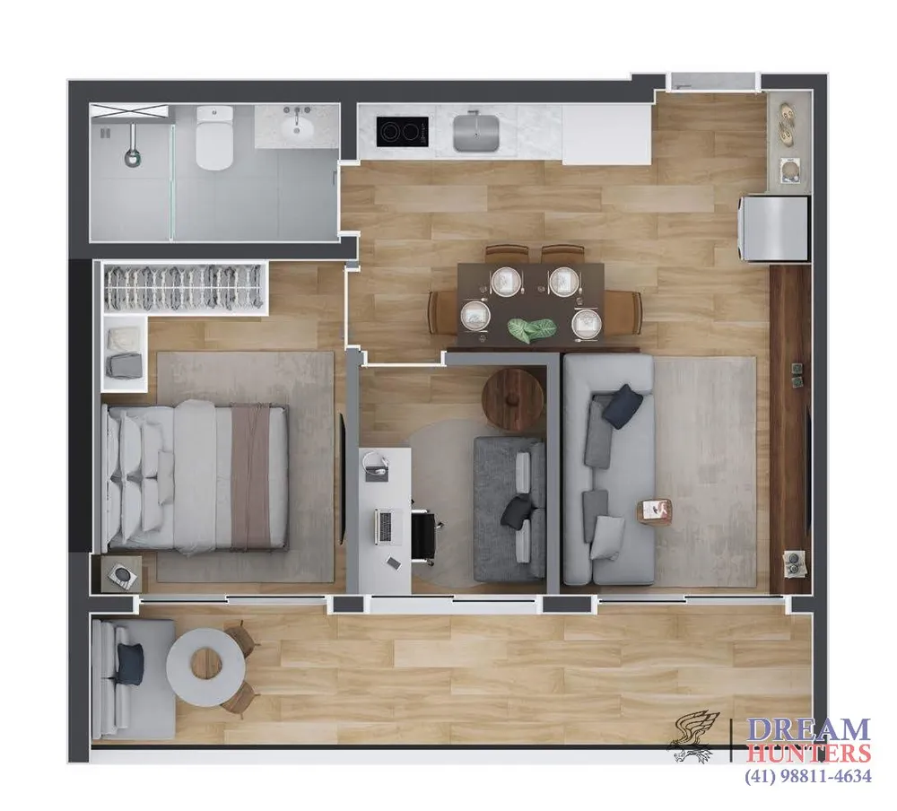 Apartamento, 2 quartos, 39 m² - Foto 4