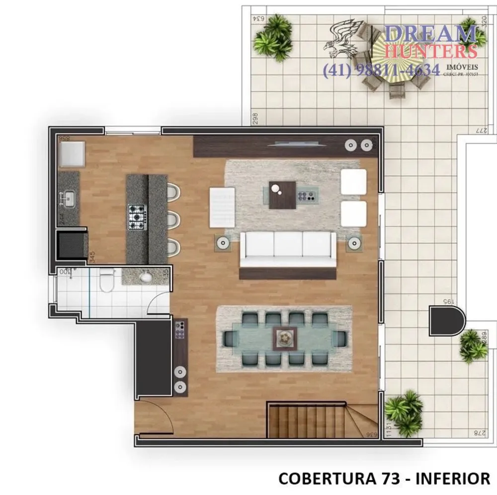 Cobertura, 3 quartos, 210 m² - Foto 11