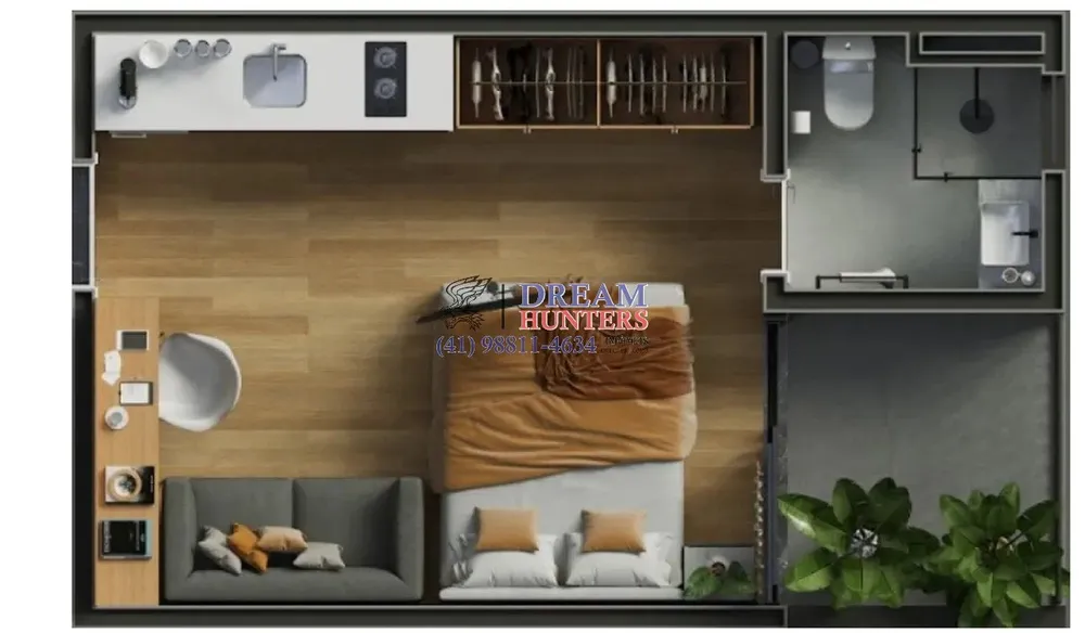 Apartamento, 1 quarto, 23 m² - Foto 8