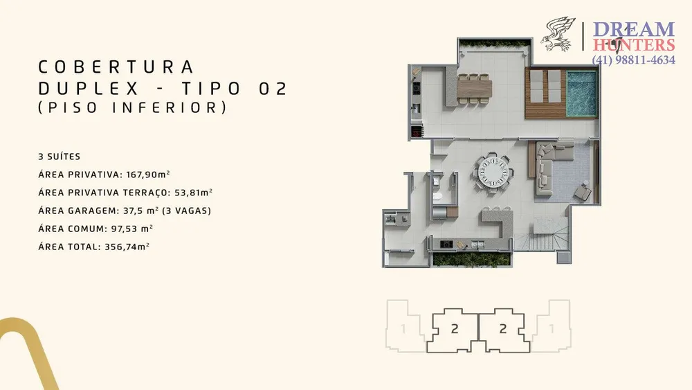 Cobertura, 3 quartos, 221 m² - Foto 5