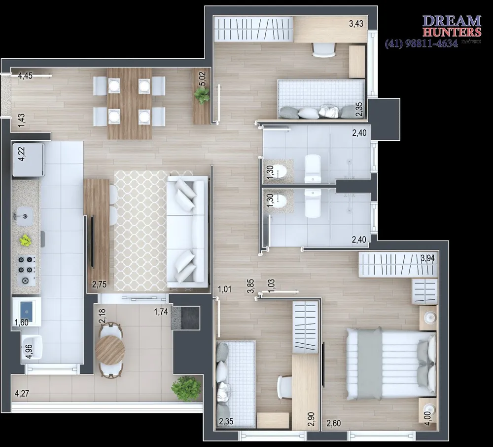 Apartamento, 3 quartos, 78 m² - Foto 13