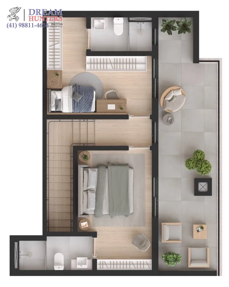 Cobertura, 3 quartos, 143 m² - Foto 4