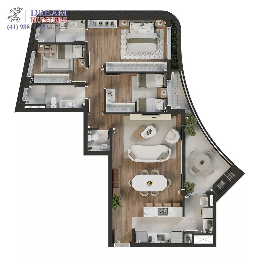 Apartamento, 3 quartos, 111 m² - Foto 3