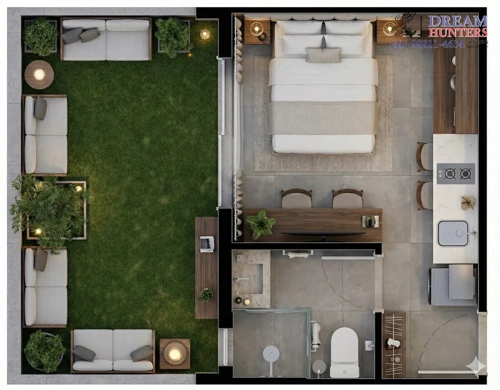 Apartamento, 1 quarto, 23 m² - Foto 9