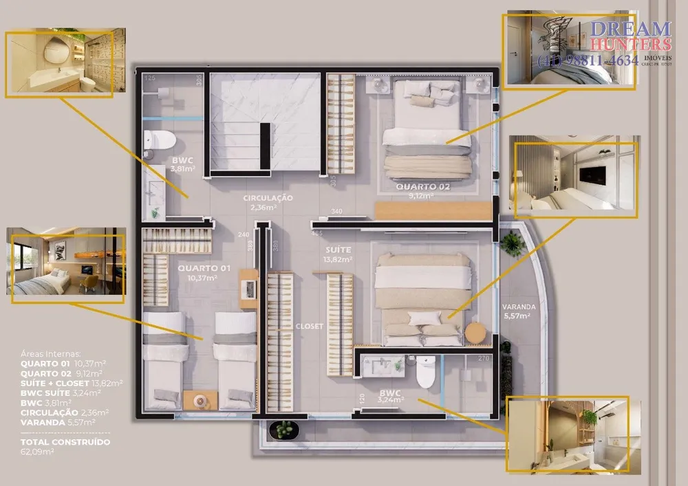Casa de Condomínio, 3 quartos - Foto 7