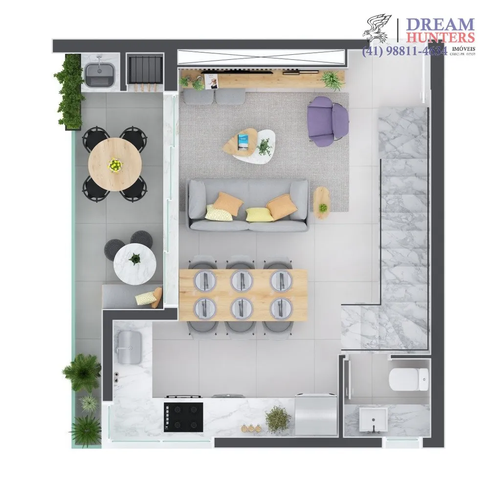 Apartamento, 2 quartos, 68 m² - Foto 1