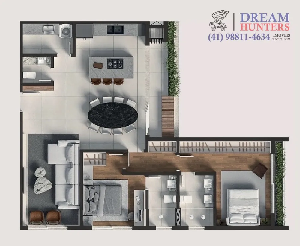 Apartamento, 2 quartos, 106 m² - Foto 2