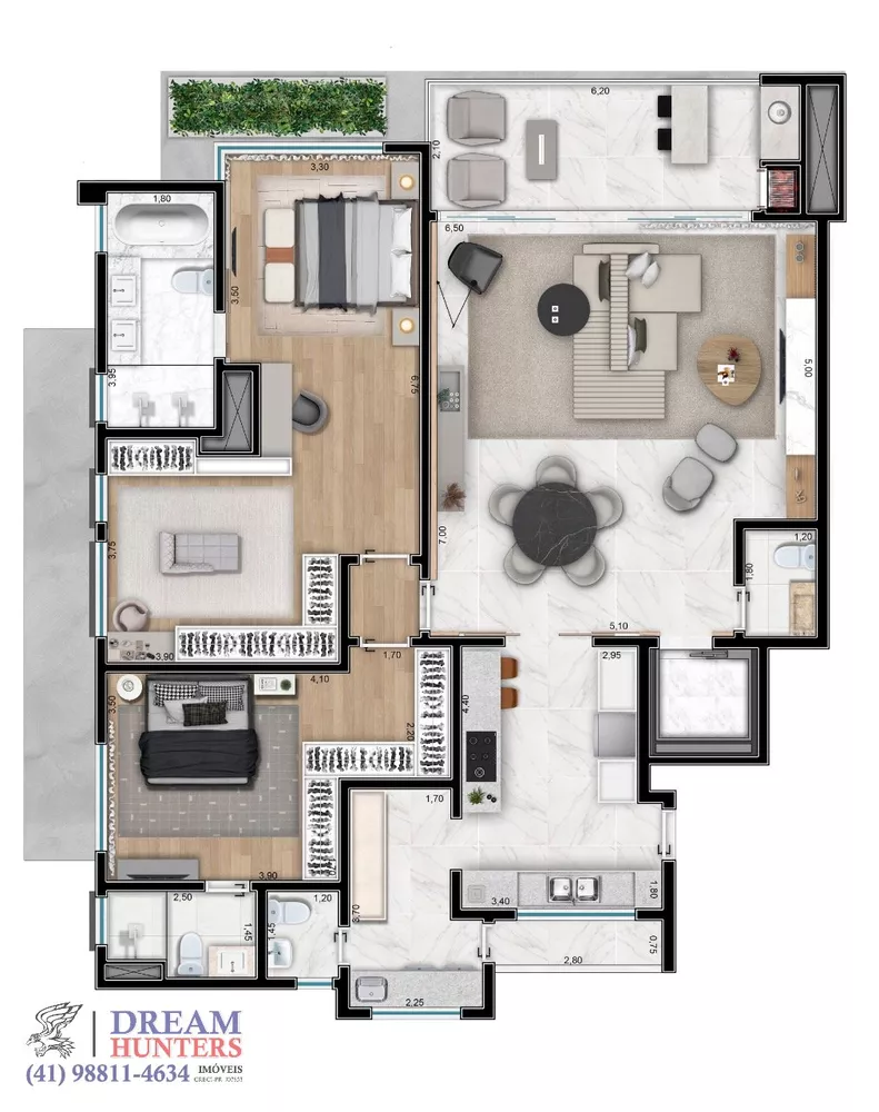Apartamento, 3 quartos, 164 m² - Foto 4