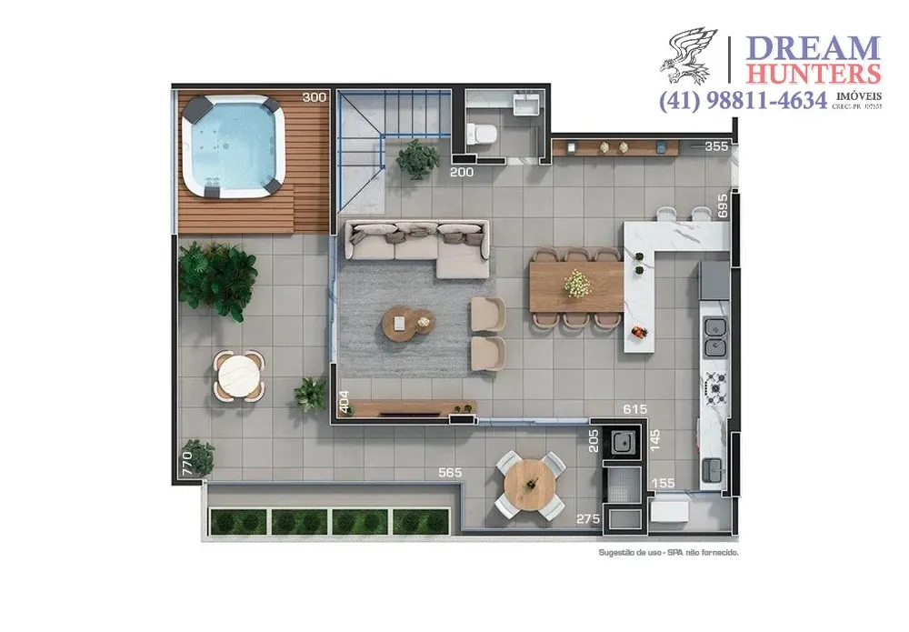 Cobertura, 3 quartos, 193 m² - Foto 2