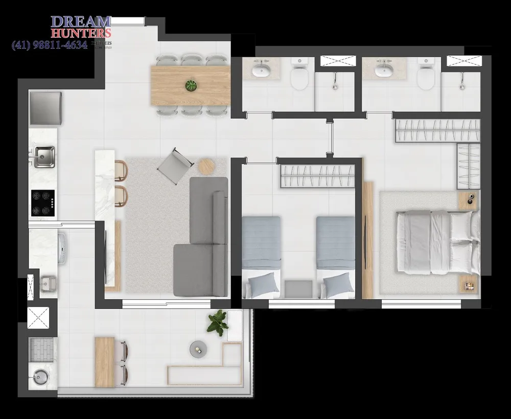 Apartamento, 2 quartos, 71 m² - Foto 5