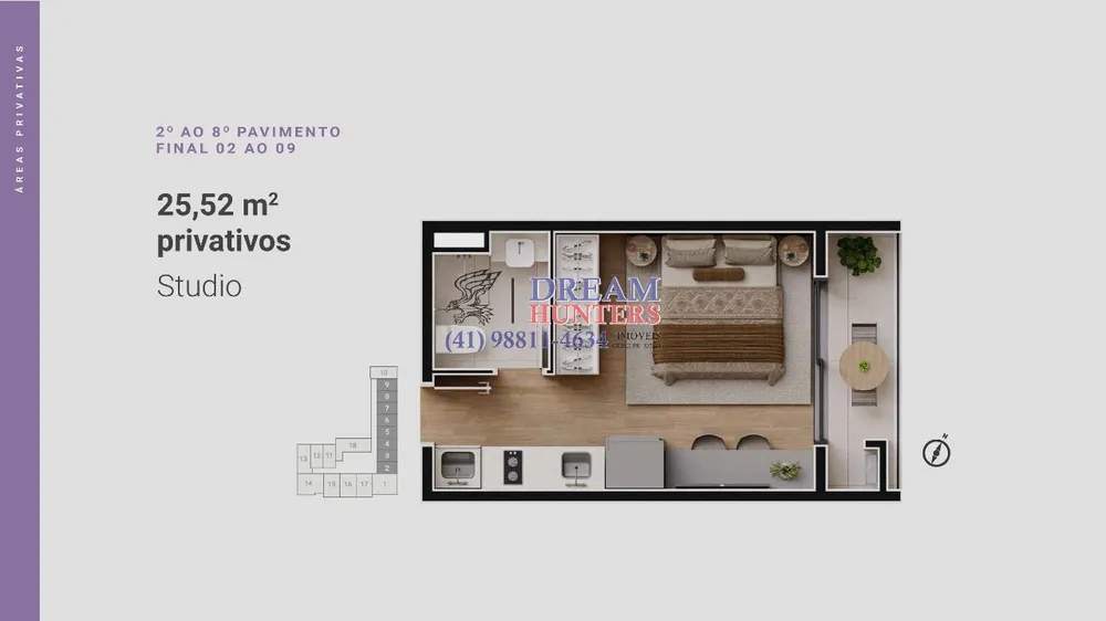 Apartamento, 1 quarto, 25 m² - Foto 15