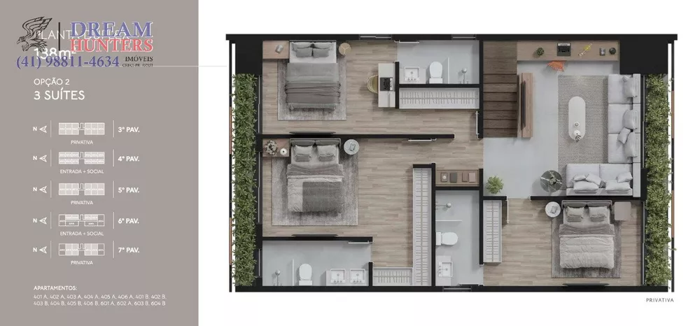 Apartamento, 3 quartos, 137 m² - Foto 2