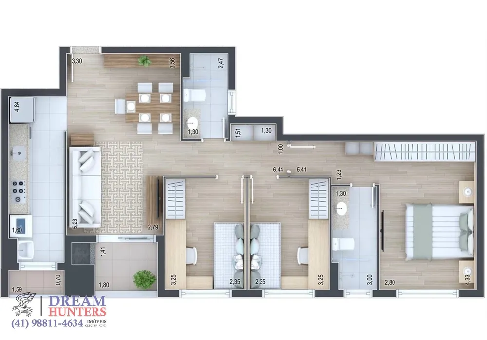 Apartamento, 3 quartos, 82 m² - Foto 8