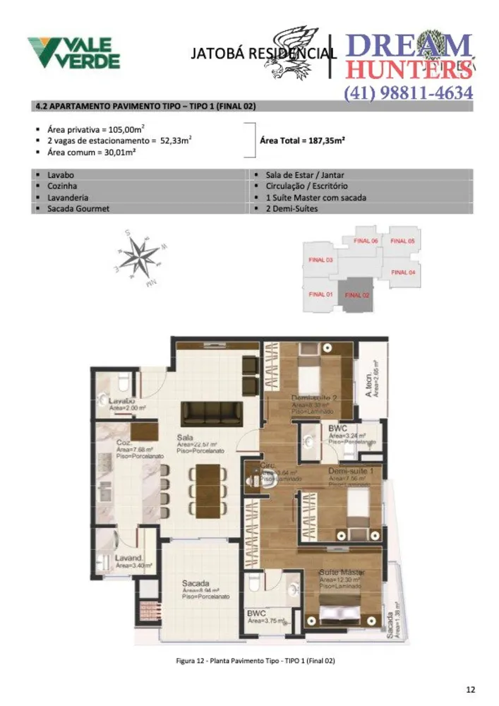 Apartamento, 3 quartos, 103 m² - Foto 12