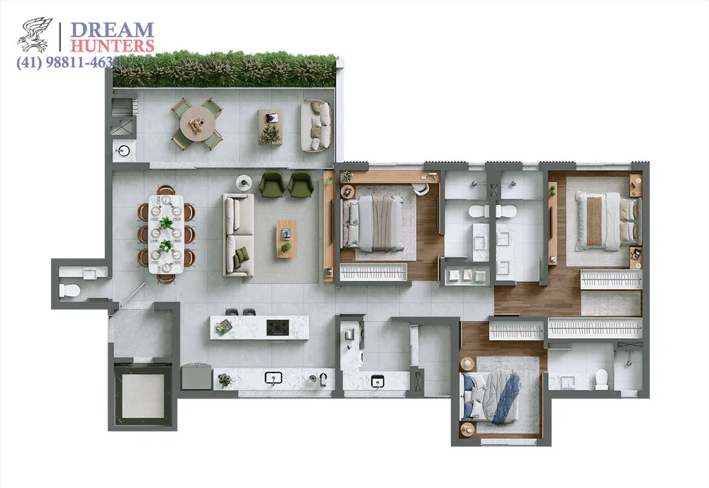 Apartamento, 3 quartos, 147 m² - Foto 5