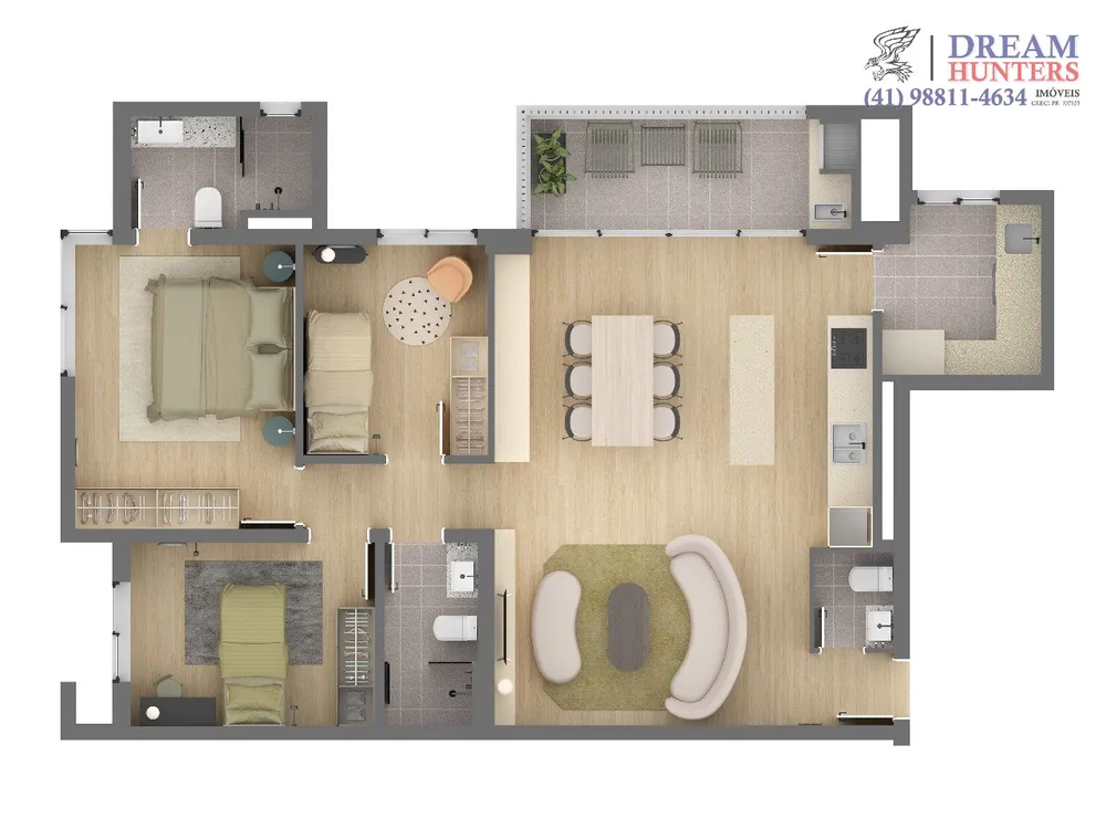 Apartamento, 3 quartos, 108 m² - Foto 5
