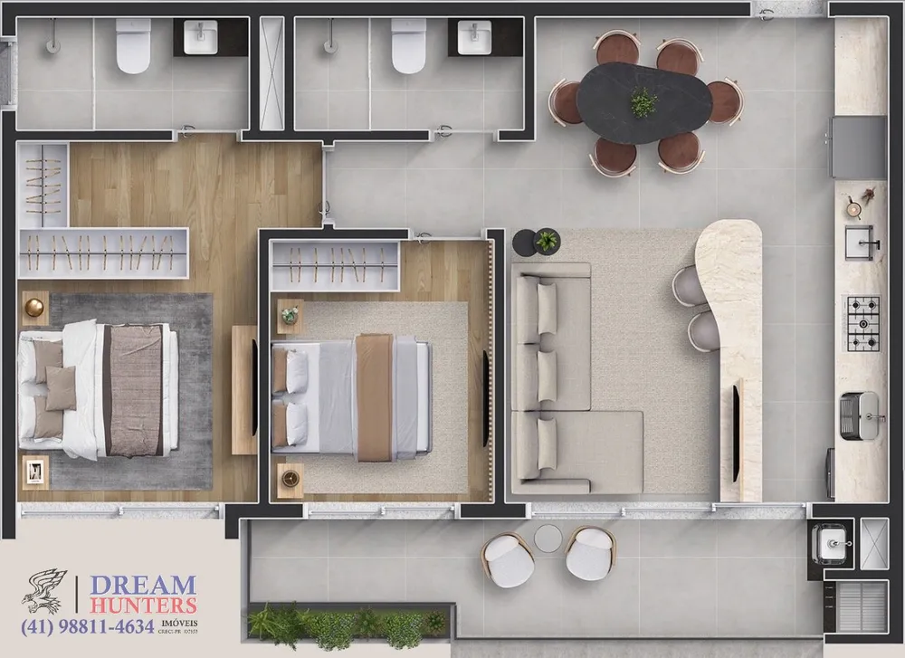 Apartamento, 2 quartos, 72 m² - Foto 6