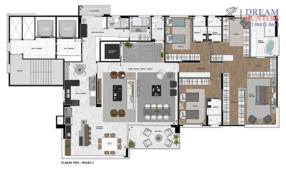 Apartamento, 3 quartos, 320 m² - Foto 16