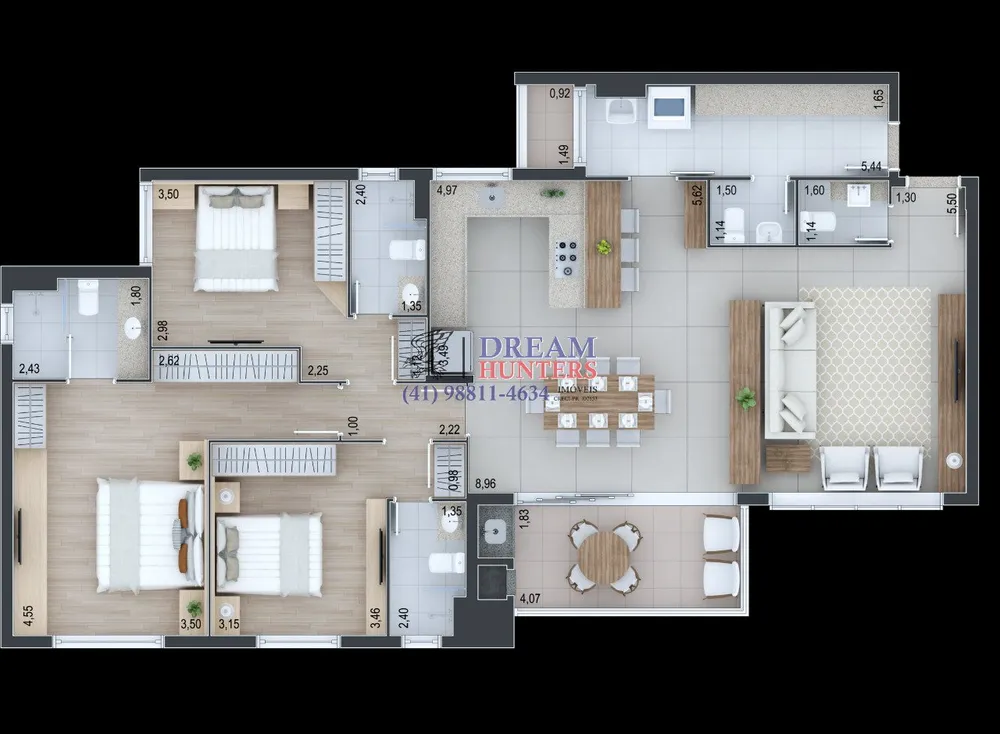 Apartamento, 3 quartos, 171 m² - Foto 5