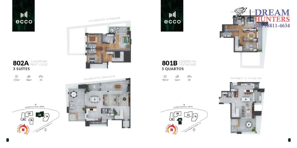 Cobertura, 3 quartos, 222 m² - Foto 5