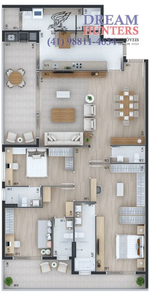 Apartamento, 3 quartos, 184 m² - Foto 10