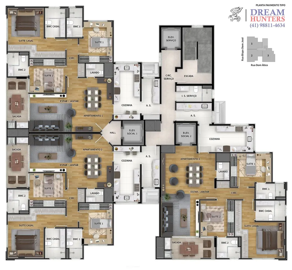 Apartamento, 3 quartos, 131 m² - Foto 8