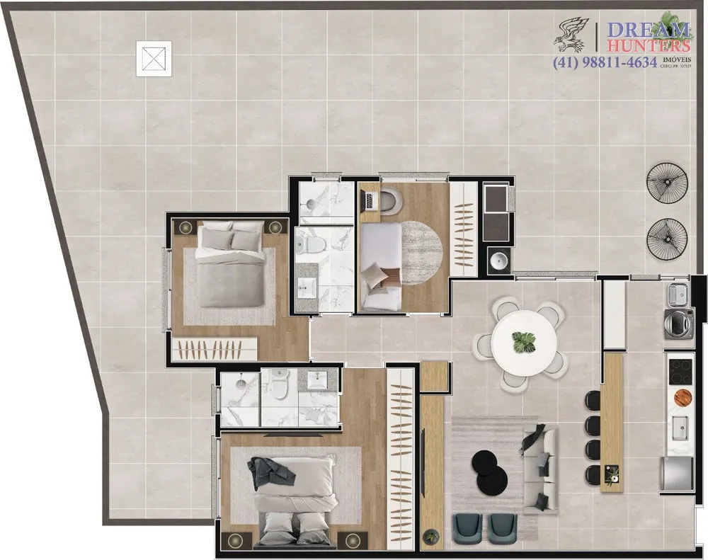 Apartamento, 3 quartos, 180 m² - Foto 4