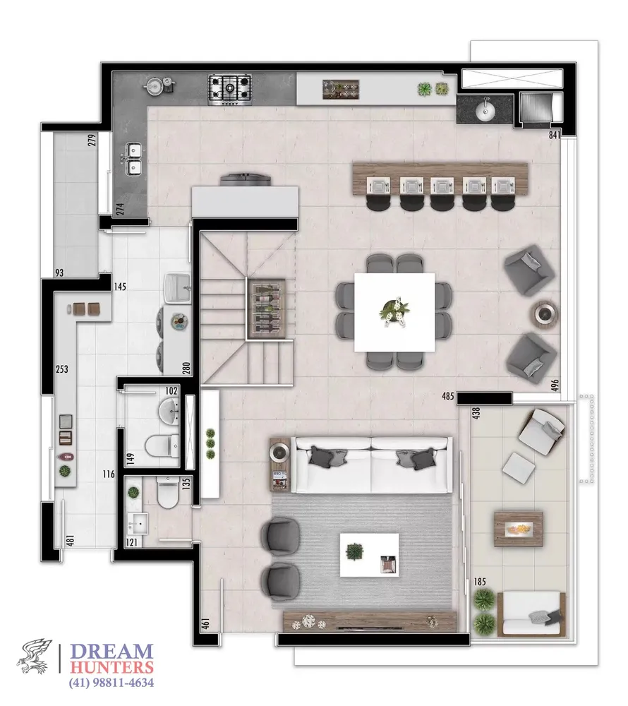 Cobertura, 3 quartos, 198 m² - Foto 7
