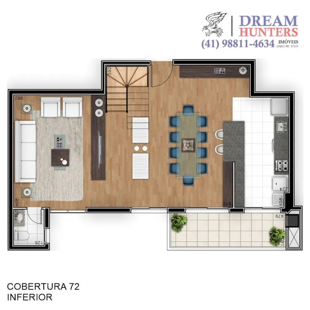 Cobertura, 2 quartos, 142 m² - Foto 4