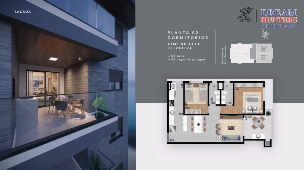 Apartamento, 2 quartos, 77 m² - Foto 4