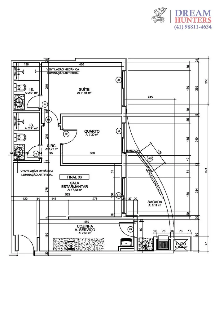 Cobertura, 3 quartos, 156 m² - Foto 16