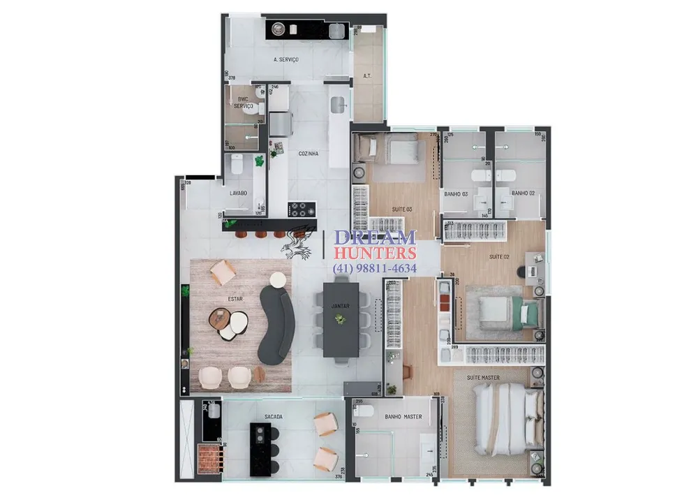 Apartamento, 3 quartos, 129 m² - Foto 16