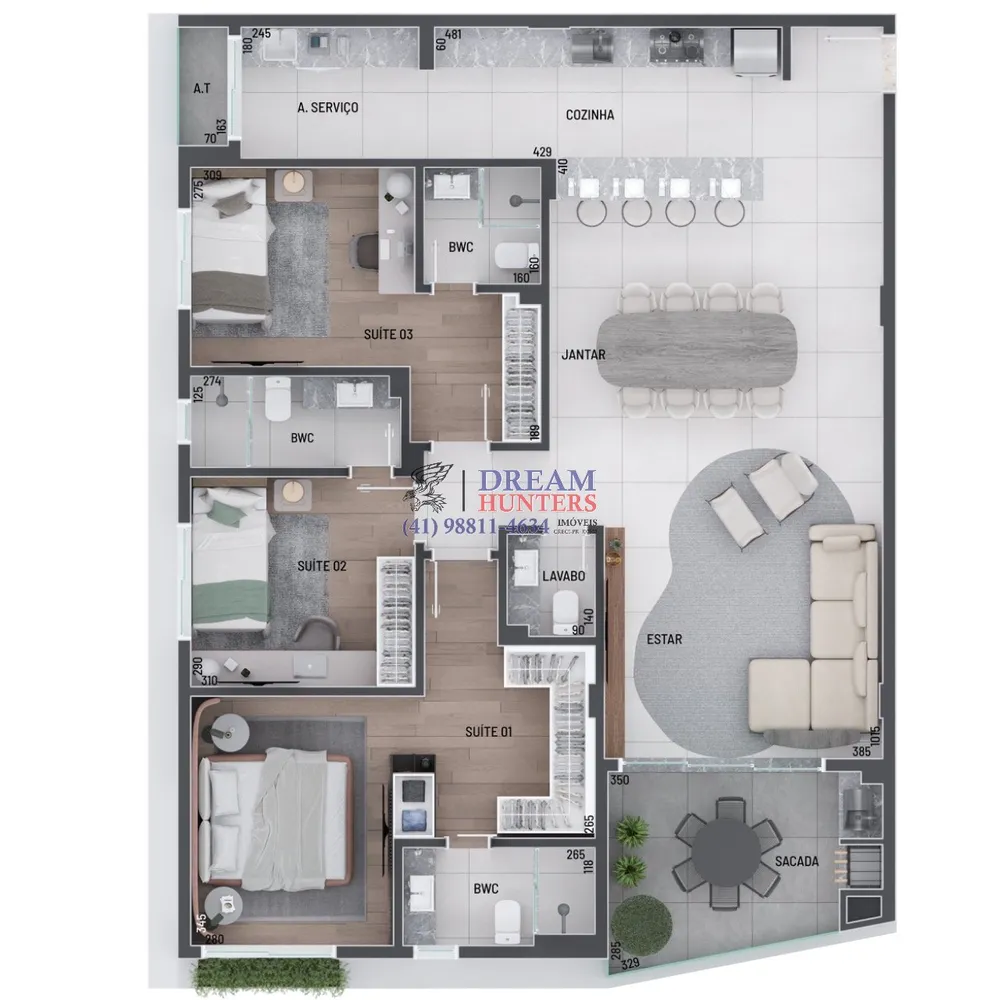 Apartamento, 3 quartos, 108 m² - Foto 4