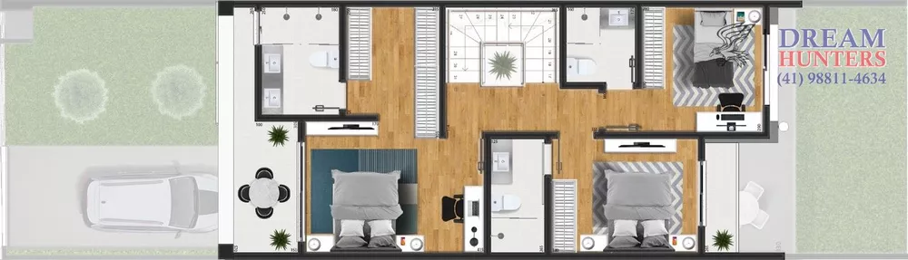 Casa, 3 quartos, 159 m² - Foto 3