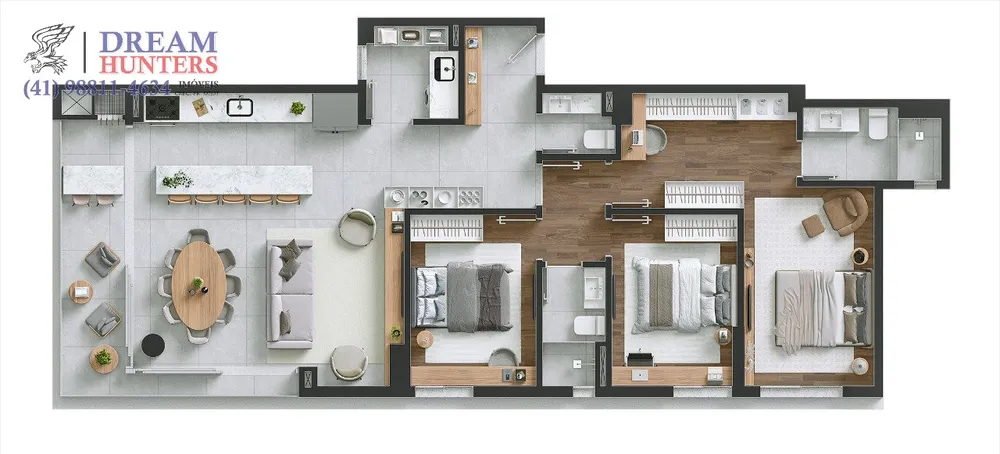 Apartamento, 3 quartos, 118 m² - Foto 6