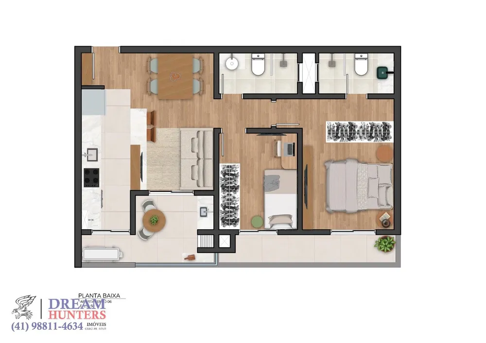 Apartamento, 2 quartos, 60 m² - Foto 16
