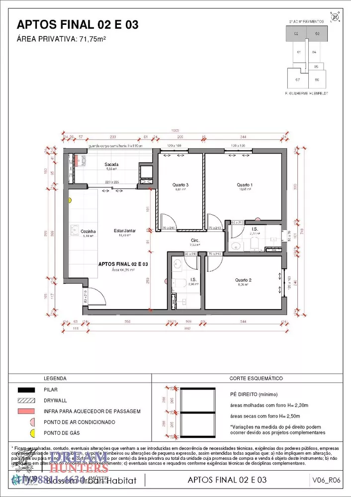 Apartamento, 3 quartos, 71 m² - Foto 2