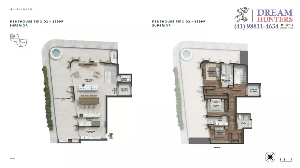 Cobertura, 3 quartos, 229 m² - Foto 1