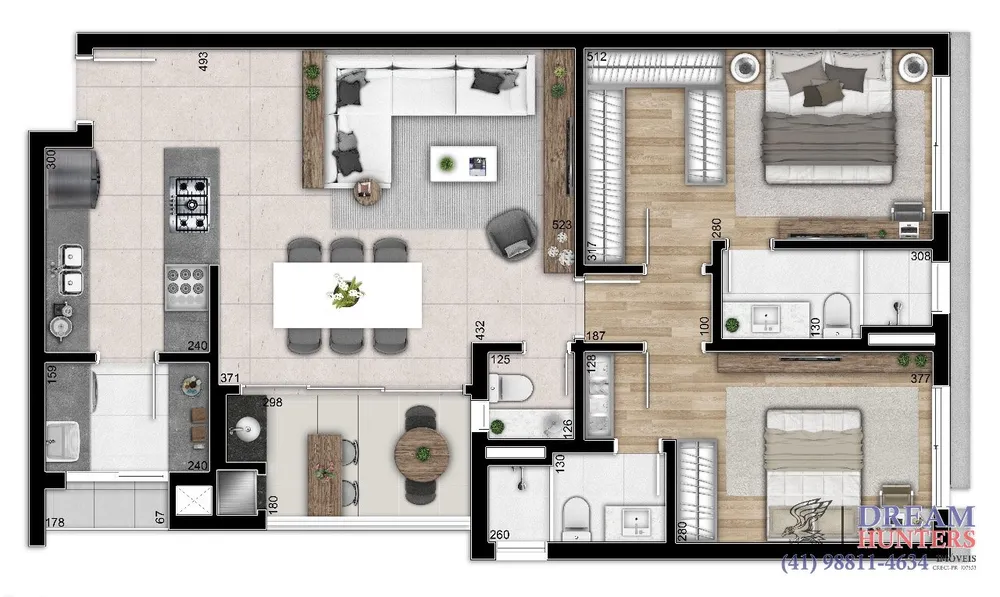 Apartamento, 2 quartos, 97 m² - Foto 3