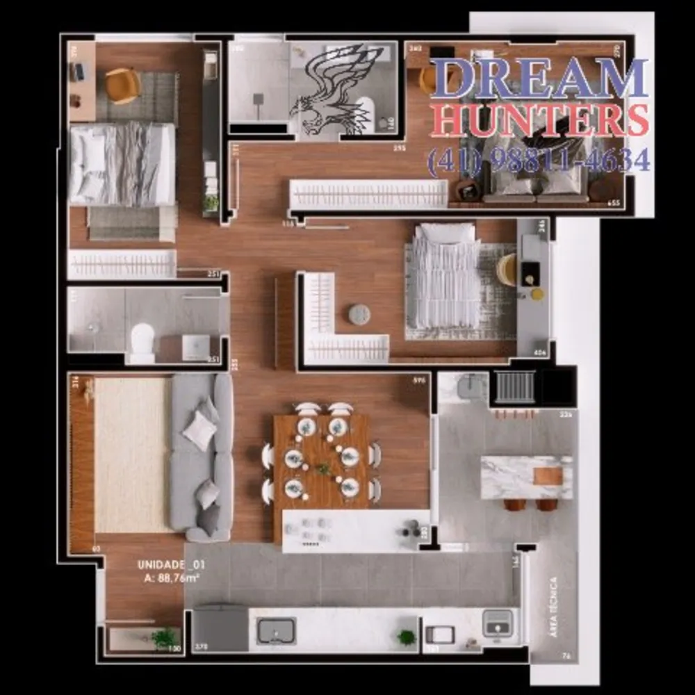 Apartamento, 3 quartos, 88 m² - Foto 5