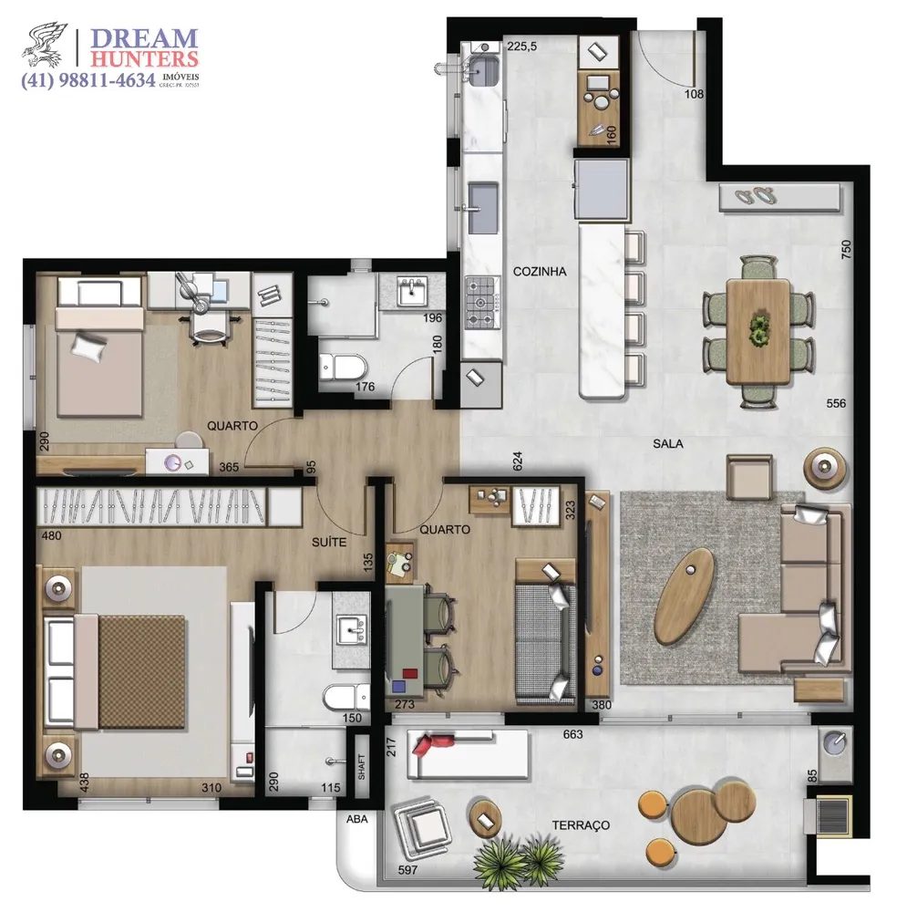 Apartamento, 3 quartos, 114 m² - Foto 2