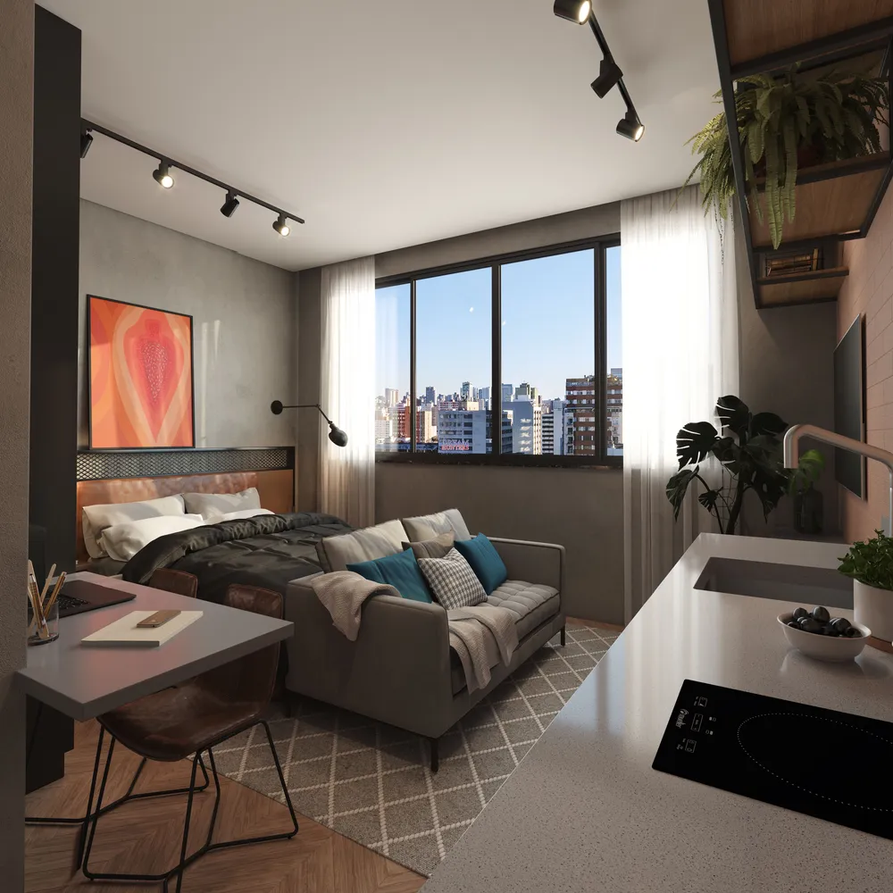 Apartamento, 2 quartos, 34 m² - Foto 3
