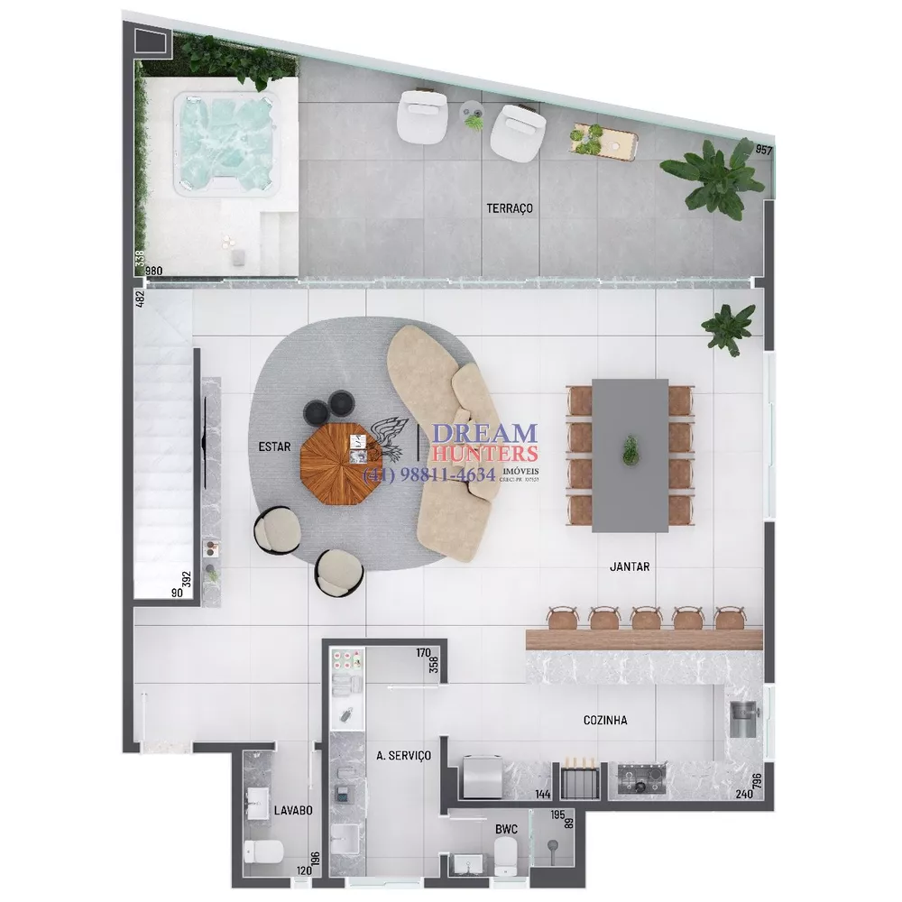 Cobertura, 4 quartos, 228 m² - Foto 1