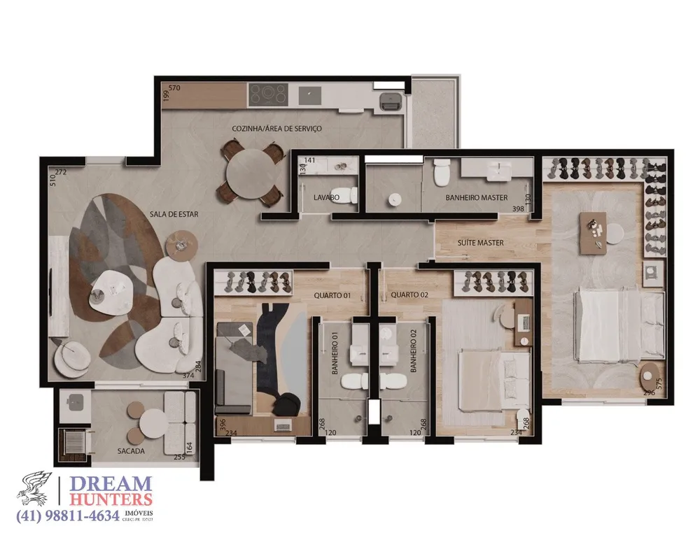 Apartamento, 3 quartos, 122 m² - Foto 8