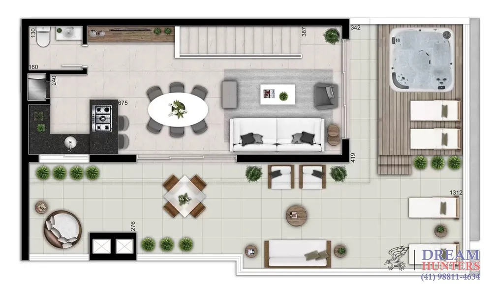 Cobertura, 2 quartos, 191 m² - Foto 6
