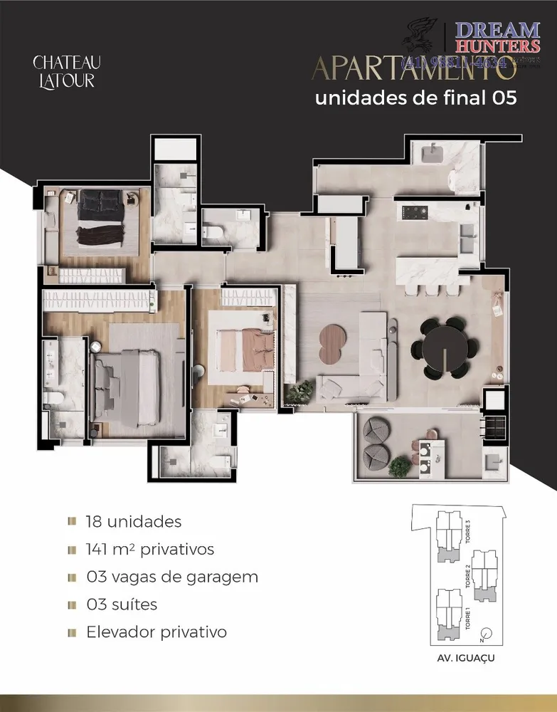 Cobertura, 3 quartos, 263 m² - Foto 5