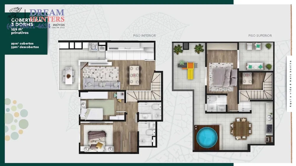 Cobertura, 3 quartos, 166 m² - Foto 4
